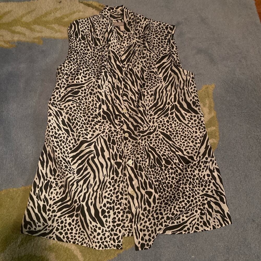 Banana Republic Animal Print Blouse